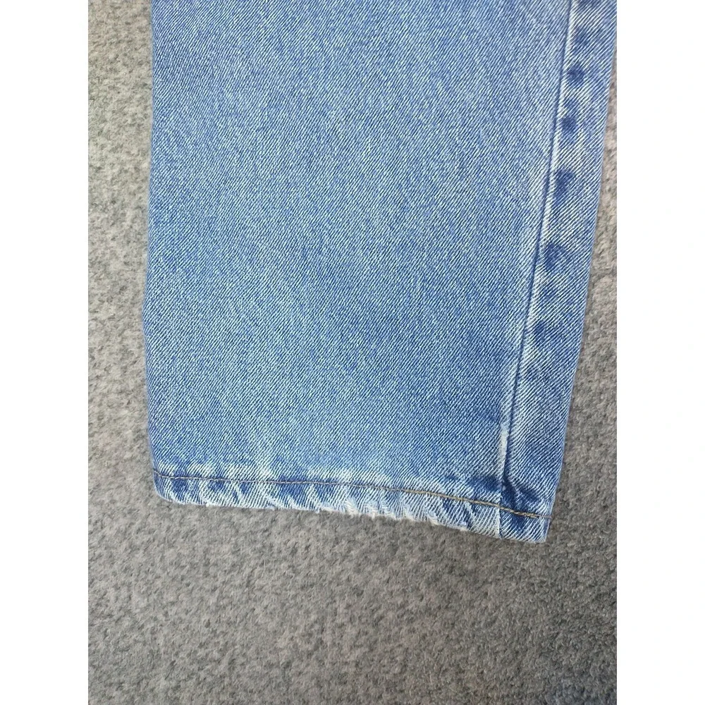 Wrangler Hero Authentic Mens Light Wash Straight Leg Jean 96501DS 34x32 USA Made